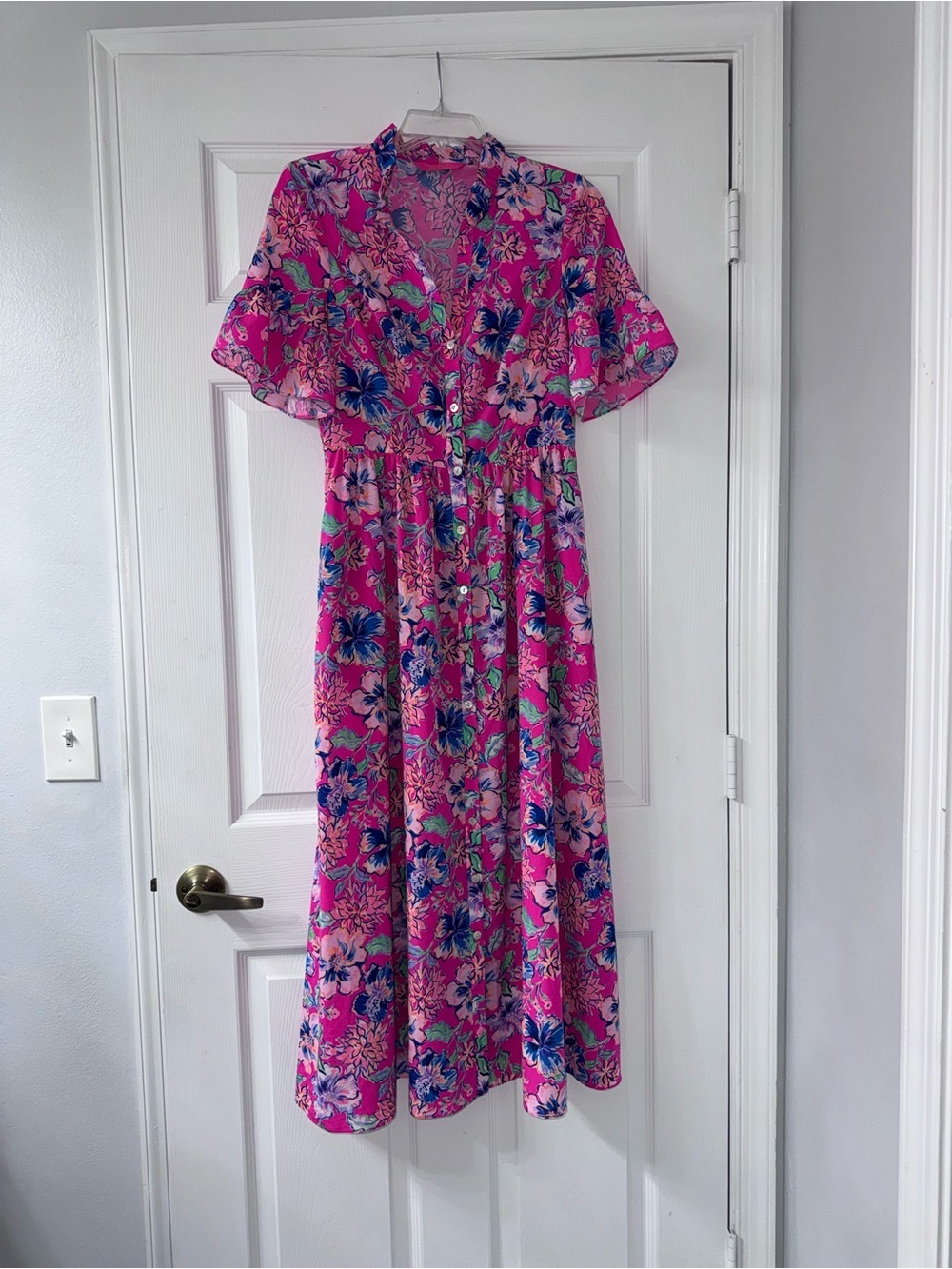 Lilly Pulitzer Marilisa Stretch Midi Shirtdress!